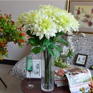 Bouquet de fleurs de <span class=keywords><strong>dahlia</strong></span> artificiel en gros d'usine <span class=keywords><strong>Fleur</strong></span> de <span class=keywords><strong>dahlia</strong></span> en soie artificielle pour la décoration de mariage de salon - Product Image 2