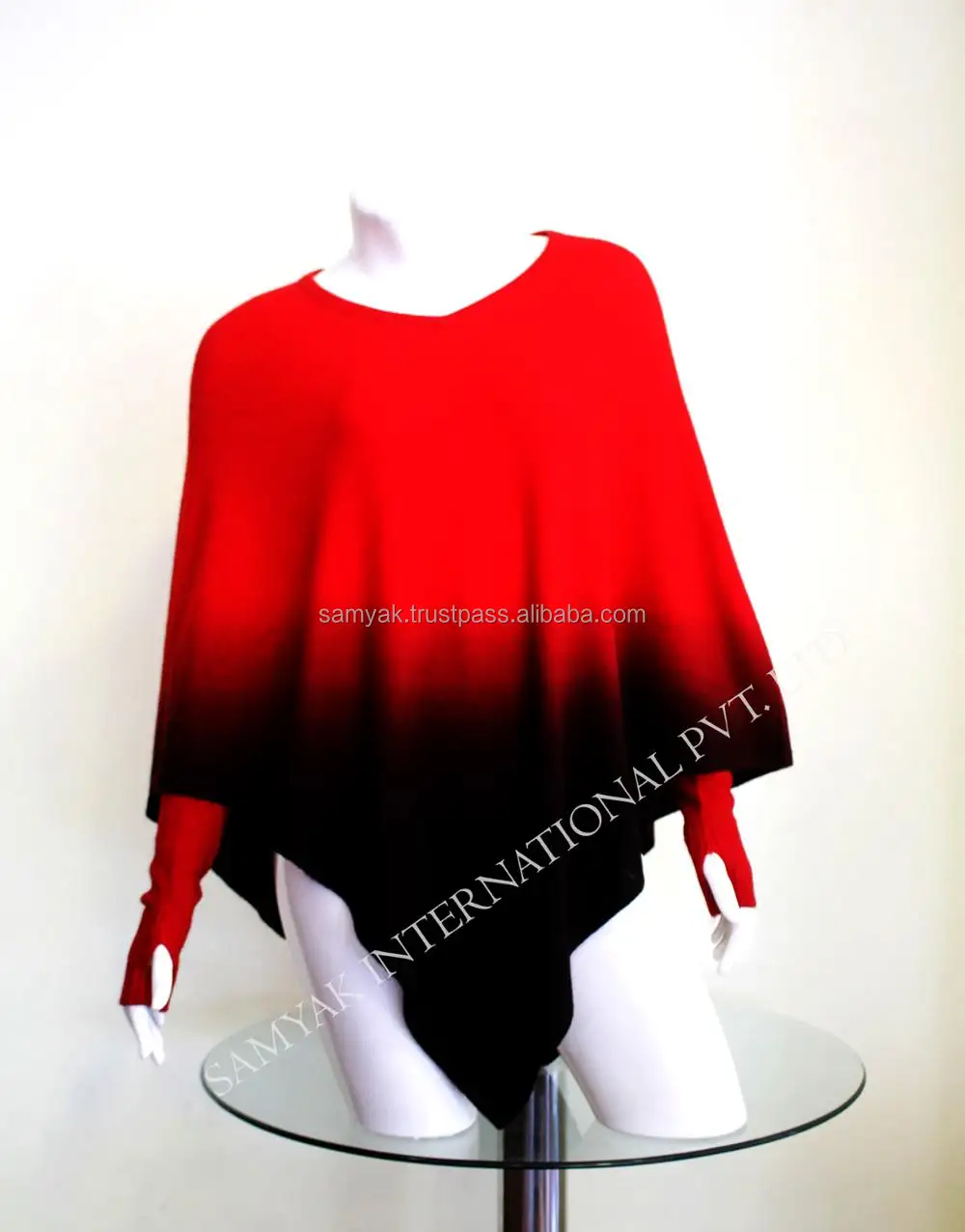 100% Pure Cashmere Poncho Shawls Women Spring Are Perfectly Warm PP-0001 Samyak NP