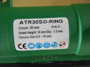 เครื่องยิงตะปูวงแหวนลม APLUS ATR30S ขนาด 30 มม. แบบ D-Ring ทำจากอลูมิเนียมอัลลอยด์ ระบบใส่ตะปูง่าย สำหรับที่นอนโครงแบน - Product Image 3