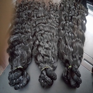 Migliore qualità grezzo vergine non trattato ragazze indiane 100% estensioni dei <span class=keywords><strong>capelli</strong></span> umani singoli fasci disegnati - Product Image 4