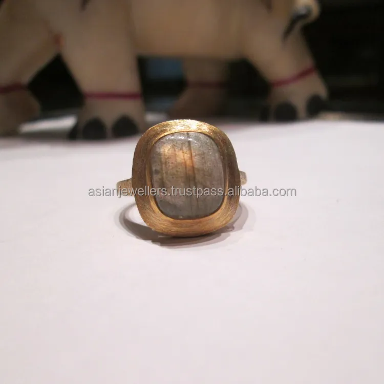 925 Sterling silver Natural Labradorite Handmade Gemstone Matte Finish Fine Ring Handmade silver jewelry