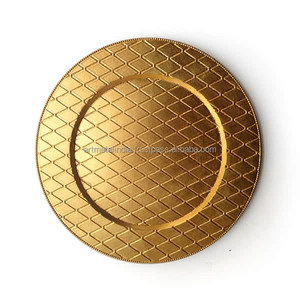 Placa de cargador de boda, placa de cargador chapado en oro, precio al por mayor, nuevo aspecto en placa de cargador de METAL - Product Image 1