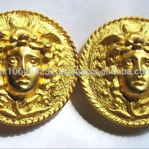 2024 vente chaude de haute qualité 100% laiton extérieur Logo décoratif méduse boucles de ceinture napoléoniennes - Product Image 6