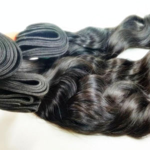 BODY WAVE naturelle REMY, cheveux humains vierges, soyeux, PURE, - Product Image 1