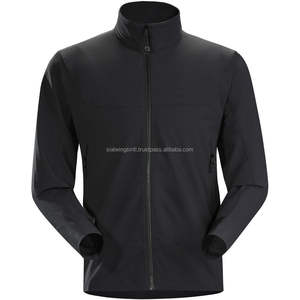 Veste coupe-vent softshell personnalisée pour homme, imperméable, chaude, respirante, col montant, impression logo, hiver - Product Image 2