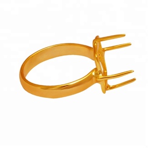 Anillo de punta de Plata de Ley 925 chapado en oro de forma cuadrada, joyería para encontrar anillo de moda para regalo de boda o fiestas para unisex. - Product Image 4