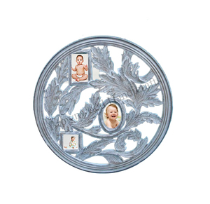 Cadre photo en bois sculpté de forme ronde Collage dernière conception fournisseur indien Offre Spéciale cadres de taille personnalisée pour photos à bon prix - Product Image 1