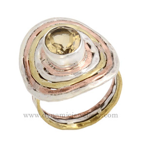 925 Sterling Silver Ladies Jewelry Rings Fine Cut Gemstone Wedding and Party Jewelry Citrine Bulk Silver Rings - Product Image 3