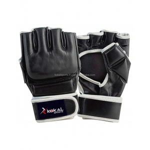 Gants de boxe en cuir de vachette et PU imprimés sur mesure en gros OEM Logo plusieurs couleurs Lieu d'origine-Clients modèles personnalisables - Product Image 2