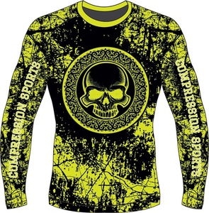 Chemise de protection Rash de Compression à manches longues pour homme, pour MMA, BJJ, équipement de lutte et d'entraînement, Jiu Jitsu, vêtements de combat - Product Image 6