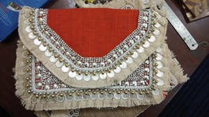 Bolsos de Mensajero de mano con cuentas hechos a mano de diseñador para mujer India-Estilo bohemio Ligero de gran capacidad para compras nocturnas - Product Image 5