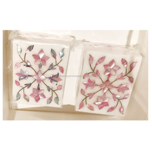 Cajas Decorativas Hechas a Mano con Incrustaciones de Mármol y Diseño Floral para el Hogar y Regalos - Product Image 1
