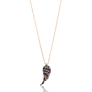 Mix Stone Wing Shape Pendentif Turc Wholesale Bijoux en argent sterling 925 fabriqués à la main - Product Image 1