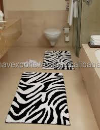 Alfombra de baño de microfibra extra Suave, alfombrilla de baño de algodón con patrón sólido, absorbente de agua, antideslizante, alfombra de baño de felpa, lavable a máquina - Product Image 2