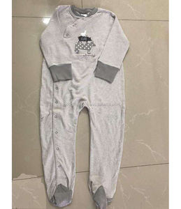 100% bio bambou écologique respirant unisexe enfants combinaison tout imprimé longue barboteuse bouton pression fermeture été bébé vêtements - Product Image 2