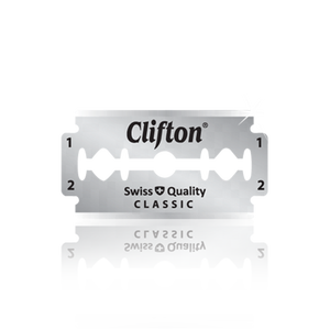 Cuchillas de Afeitar de Doble Filo de Acero Inoxidable para Hombre CLIFTON CLASSIC DURABLADE, Cuchillas de Afeitar Desechables de Calidad Suiza para Barberos - Product Image 2