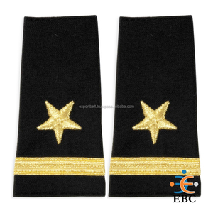 Épaulettes souples et sans lacet pour personnel de ligne OEM vente en gros d'épaulettes avec broderie d'étoiles pour uniformes - Product Image 3