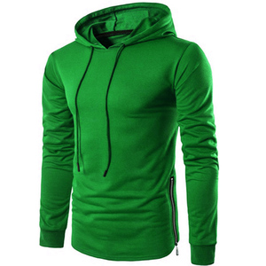 Sweat-shirt vert de haute qualité 100% coton, conception personnalisée, fabrication OEM - Product Image 1