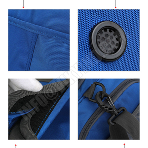 Viky Industries-bolso de hombro deportivo para hombre, bolsa de viaje hecha en el mejor Material, Color azul sólido - Product Image 4