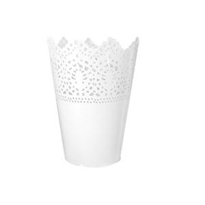 Jarrones de suelo de aluminio plateado martillado de gran forma para decoración de pared del hogar - Product Image 6