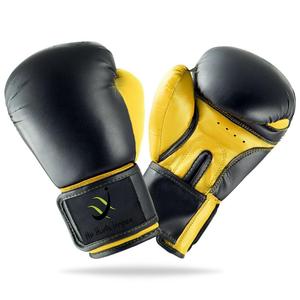 Guantes de Boxeo Profesionales Ho Hunts Impex de Alta Calidad, Amarillos, de Cuero Genuino con Función Impermeable y Agarre - Product Image 5