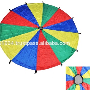 Paracaídas con Logotipo Personalizado para Niños, Paracaídas de Juego Colorido de 24 pies con Asas, Juguete para Niños - Product Image 2