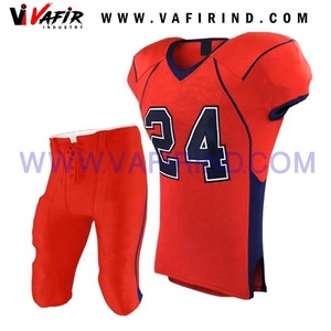 Official Game Custom Sublimation American Football Jersey Plus Size Breathable Anti-Bacterial Quick Dry 100% Polyester <b>Mesh</b> - Product Image 4