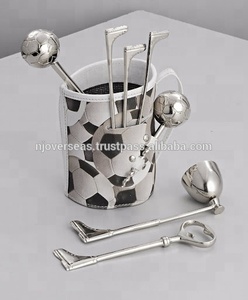Juego de herramientas de barra con temática de fútbol Idea de regalo perfecta para fanáticos del deporte Equipo de metal - Product Image 2