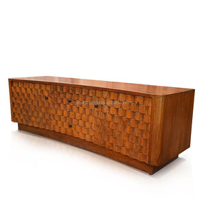 Console de Buffet en bois de teck naturel, meuble en teck massif - Product Image 3