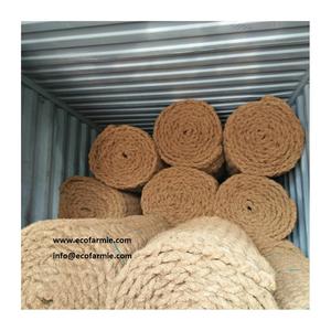 La construction de routes et de lutte contre les mauvaises herbes de fibre de noix de coco/tapis Tissé À La Main de coco tapis naturel la prévention de l'érosion du sol - Product Image 4