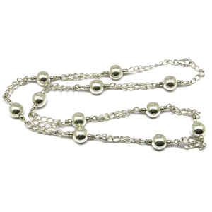 Collar de cadena de plata de ley 925 para mujer, Charm Simple, joyería de plata - Product Image 6