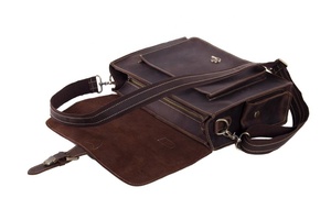 Large Capacity College Travel Zipper Leather Laptop <b>Computer</b> <b>Bag</b> Available at Market Price - Product Image 4