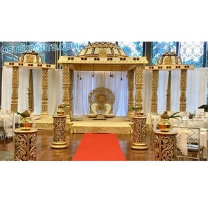 Mandap de mariage indien du sud, meilleur mandap de mariage Bollywood avec un style élégant, mandap d'événement de mariage Bollywood Chicago - Product Image 1