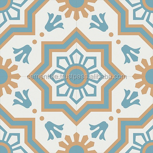 Azulejo de Cemento Encaustic Clásico Moderno CTS 113.3, Antideslizante, ACCENTS para Interiores de Villas, Alta Calidad, Exportación de Vietnam, 5 Años de Garantía - Product Image 3