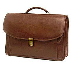 Maletín para ordenador portátil de cuero Vintage marrón genuino para hombre, mensajero duradero para oficina de negocios con correa para el hombro - Product Image 2