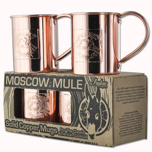 แก้วทองแดง16 Oz สำหรับมอสโก Mules ผู้ผลิตแก้ว100% ทองแดงตอกบริสุทธิ์ - Product Image 5