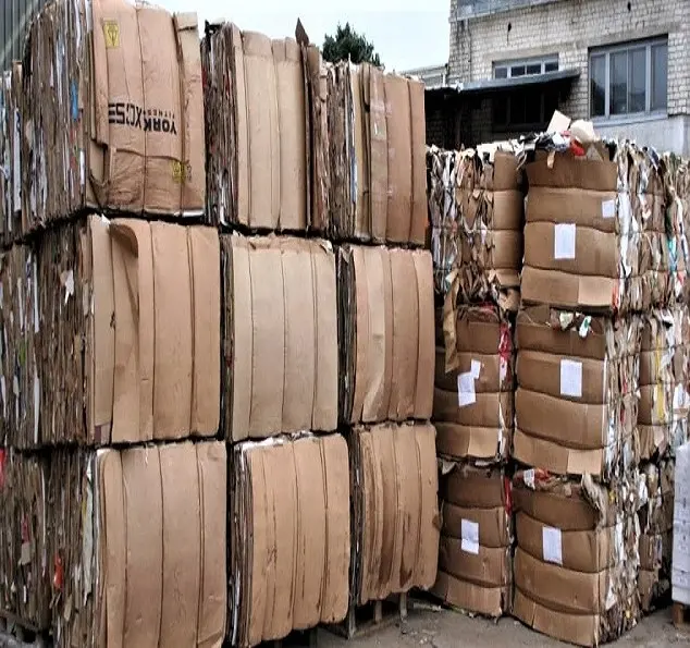 Chutes de papier de qualité supérieure pour recyclage-OCC-NCC-Vieux carton ondulé ferraille-Déchets de carton...