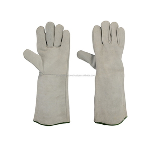 Guantes de Soldadura Tig de Cuero Blanco ISONZ Leather Zone con Protección Antideslizante, Resistente al Calor y a los Cortes - Product Image 1