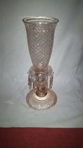 GLASS CANDLE HOLDER CUM FLOWER VASE DECORATION CENTER PIECE - Product Image 5