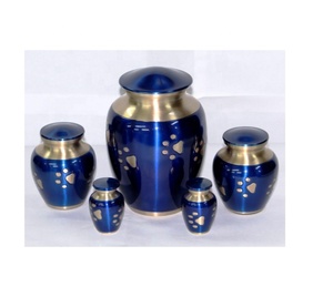 ร้อนขายราคาถูก Designer Blue Pet Cremation Urns - Product Image 3