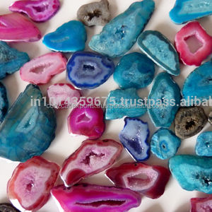 
 
 
 Piedras Preciosas Sueltas de Ágata Natural Druzy, Color Mixto, Pulido, Corte, con Certificado de Terceros Según Sus Necesidades, para la Fabricación de Joyas - Product Image 1