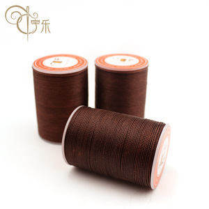 Fil ciré rond en polyester de 0,55 mm, fil à coudre en polyester haute résistance, fil ciré pour cuir cousu à la main - Product Image 3