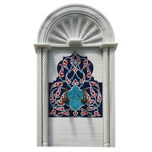 อ่างล้างมือหินอ่อนกึ่งแท่นพร้อมอ่างรูปไข่และลวดลายที่แตกต่างกัน - Product Image 5