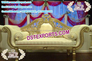 Siège de mariage indien en feuille, luxueux, pour les cérémonies du mariage, luxueux, style tribal, modèle - Product Image 3