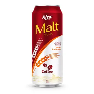 Fabricante Não Alcoólica Cerveja 500ml Café Sabor Malt Drink Ingrediente Primário OEM Doce Estilo Embalagem Quente