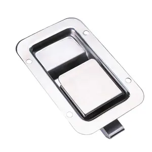 LM-335-N Door Latch Tool Box Thép Không Gỉ Mái Chèo Xử Lý Hộp Công Cụ Tuôn Ra Trailer <span class=keywords><strong>Key</strong></span> <span class=keywords><strong>Van</strong></span> Khóa Lõm - Product Image 1