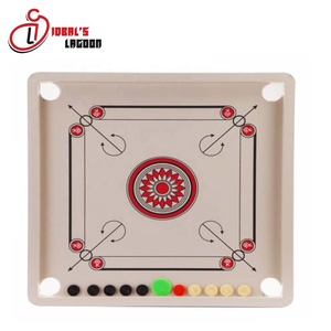 Tablero de Carrom de Madera, Juego de Mesa Tradicional para Diversión y Entretenimiento - Product Image 1