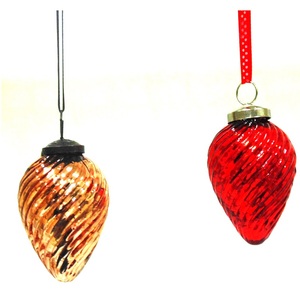 Venta caliente diseño de hojas bolas colgantes de Navidad adornos decorativos para decoración festiva - Product Image 5