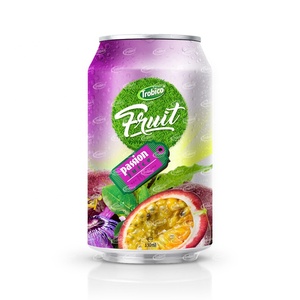 น้ำผลไม้เสาวรสคุณภาพสูง 330 มล. รับผลิตแบบ OEM/ODM แบรนด์ส่วนตัว น้ำเสาวรสแท้ 100% คั้นสด สีสันสดใส บรรจุกระป๋อง - Product Image 2