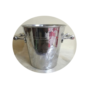 Meilleur seau à vin en acier écologique style classique 21CM durable pour usage domestique bacs à glace et à boissons commande en gros à bas prix bienvenue! - Product Image 1